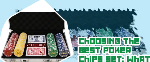 High quality poker chip set